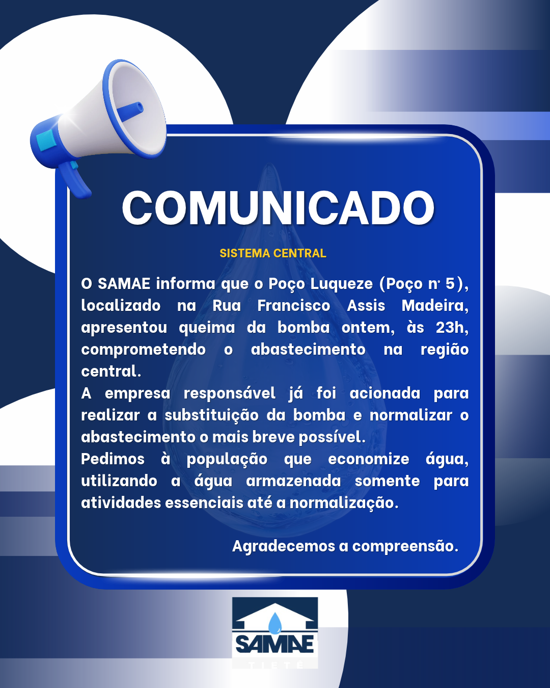 COMUNICADO- 08/10